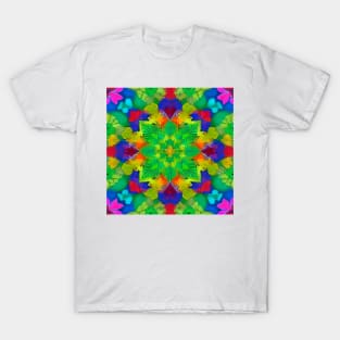 Tropical Leaves Mandala T-Shirt